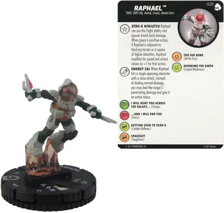 Raphael #025 TMNT Shredder's Return Gravity Feed (Sin Carta)